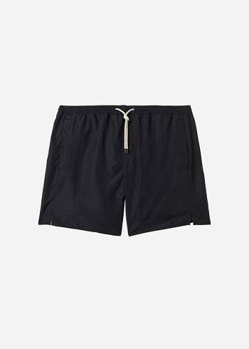 Black Calzedonia Formentera Eco Sport Men's Swim Trunks | USA2928DN