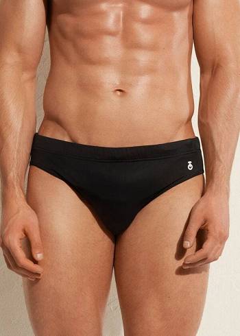 Black Calzedonia Rio Men's Swim Trunks | USA2949KI