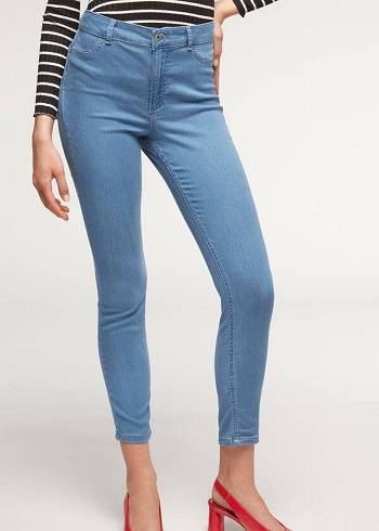 Blue Calzedonia Eco Light Push Up Denim Women's Jeans | USA2583EX