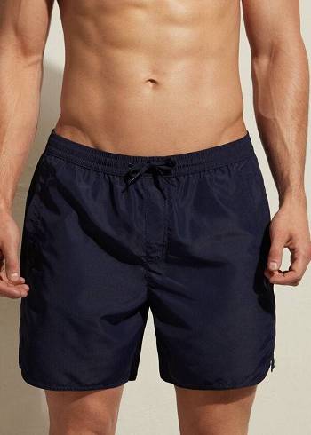 Blue Calzedonia Formentera Eco Men's Swim Trunks | USA2925HK