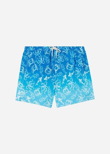 Blue Calzedonia Formentera Men's Swim Trunks | USA2931PQ