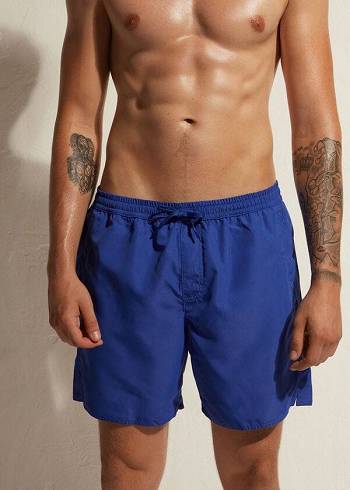 Blue Calzedonia Formentera Men's Swim Trunks | USA2933IS