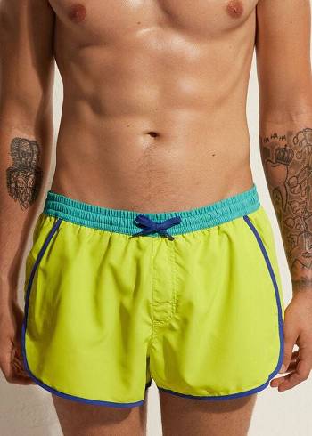 Mint Calzedonia Venice Beach Eco Men's Swim Trunks | USA2915IS