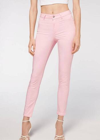 Pink Calzedonia Eco Light Push Up Denim Women's Jeans | USA2579UT