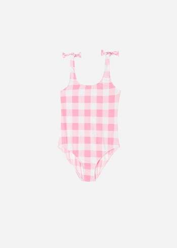 Pink Calzedonia One Piece Lione Kids' Swimsuits | USA3044ZG