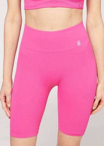 Pink Calzedonia Seamless Athletic Bike Women's Leggings | USA2679RW