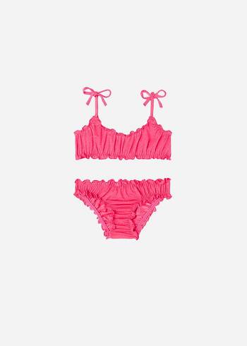 Pink Calzedonia Two Piece Formentera Kids' Swimsuits | USA3057IS