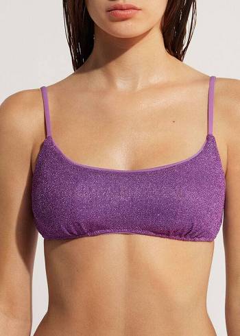 Purple Calzedonia Tank-style Las Vegas Women's Bikini Tops | USA2011SO