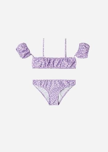 Purple Calzedonia Two Piece Cipro Kids' Swimsuits | USA3056OR