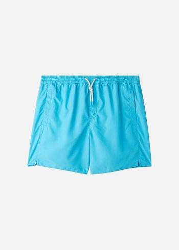 Turquoise Green Calzedonia Formentera Eco Men's Swim Trunks | USA2942NB