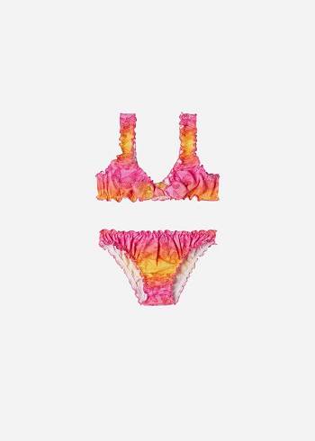 Yellow Calzedonia Two-Piece Polly Kids' Swimsuits | USA3074OR