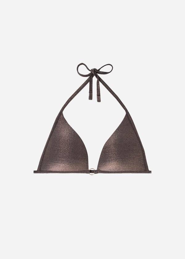 Black Calzedonia Padded Triangle Hollywood Women's Bikini Tops | USA1900TV