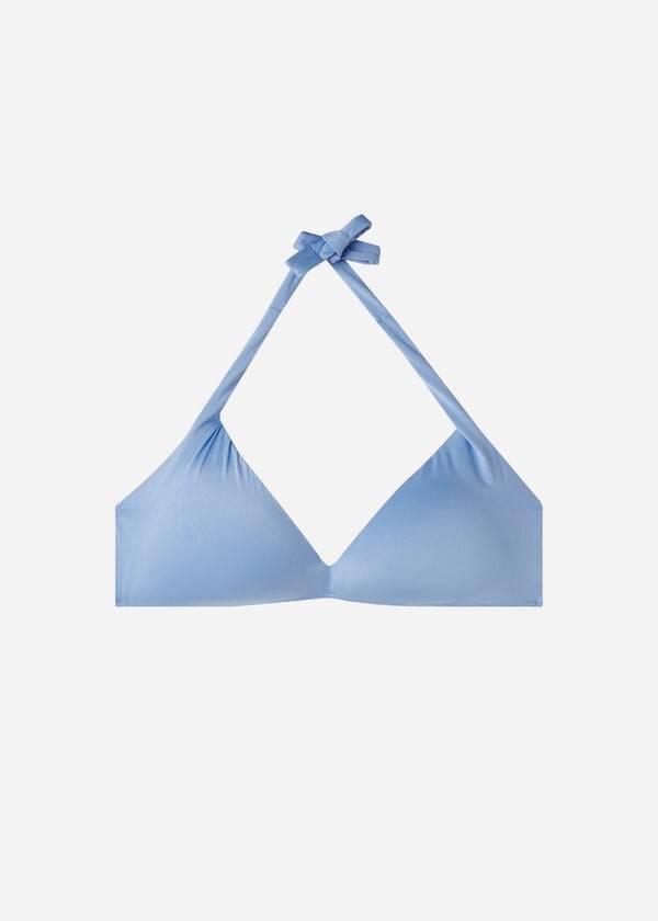 Blue Calzedonia Padded Triangle Indonesia Eco Women's Bikini Tops | USA1908DN