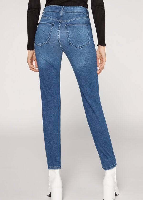 Blue Calzedonia Super Flex Denim High Waist Superskinny Women's Jeans | USA2615VD