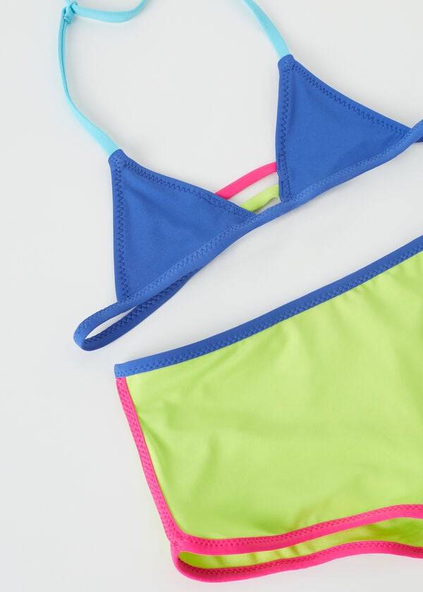 Blue Calzedonia Two Piece Tokyo Eco Kids' Swimsuits | USA3067HK