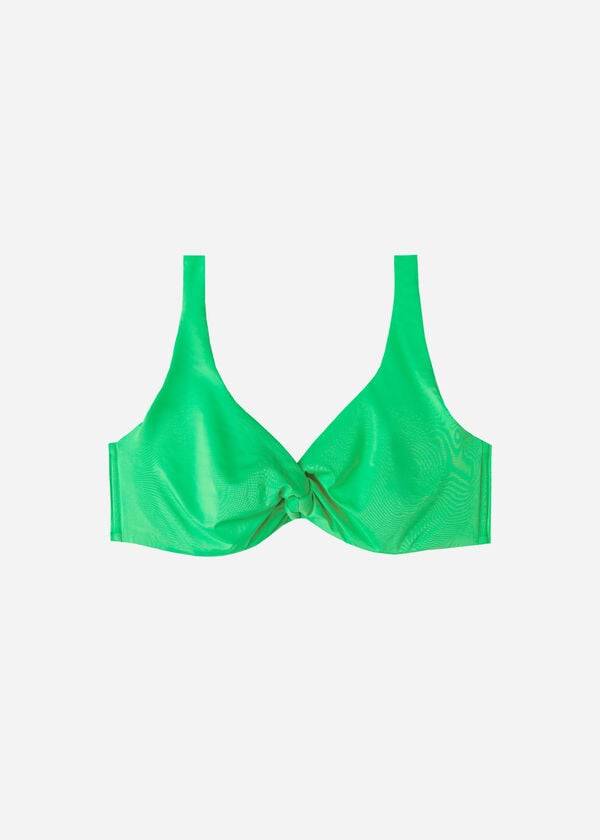 Green Calzedonia Balconette Indonesia Eco cobey Women's Bikini Tops | USA1672AP