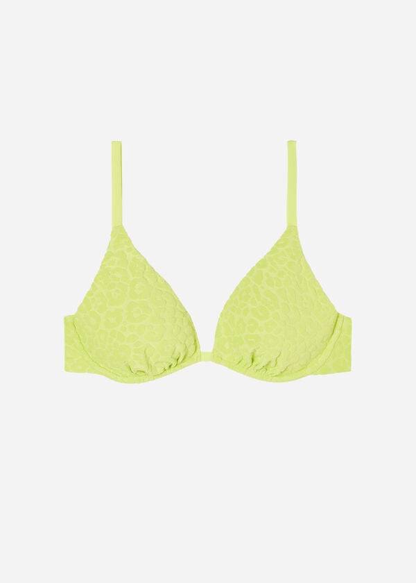 Green Calzedonia Removable Padding Push Up Bangkok Women's Bikini Tops | USA1956OR