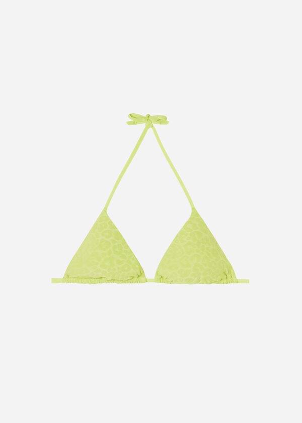 Green Calzedonia Triangle String Bangkok Women's Bikini Tops | USA2026QZ