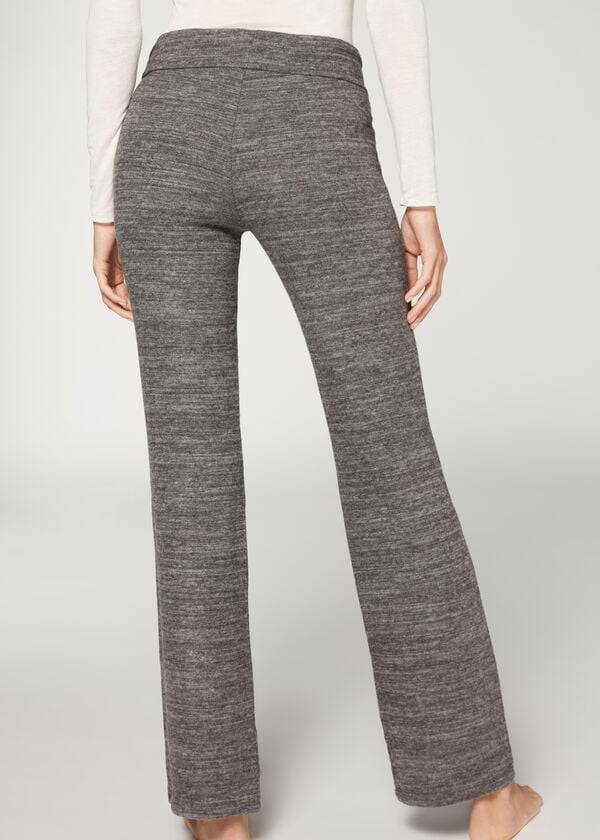 Grey Calzedonia Cashmere Straight Women's Leggings | USA2626DN