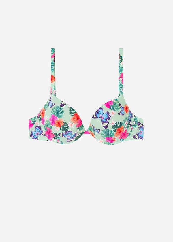 Multicolor Calzedonia Padded Push-Up Malibu Women's Bikini Tops | USA1862LH