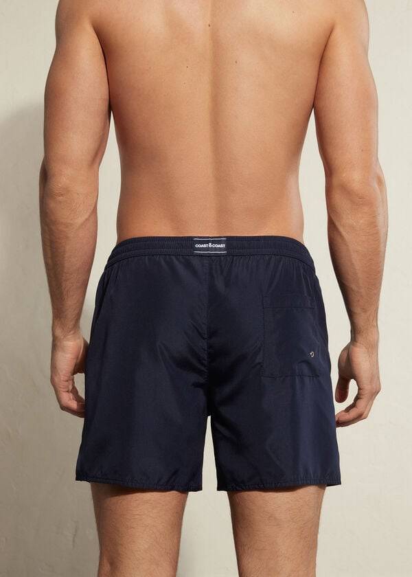 Navy Calzedonia Formentera Men's Swim Trunks | USA2924NB