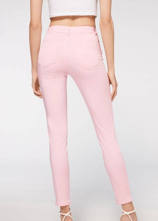 Pink Calzedonia Eco Light Push Up Denim Women's Jeans | USA2579UT