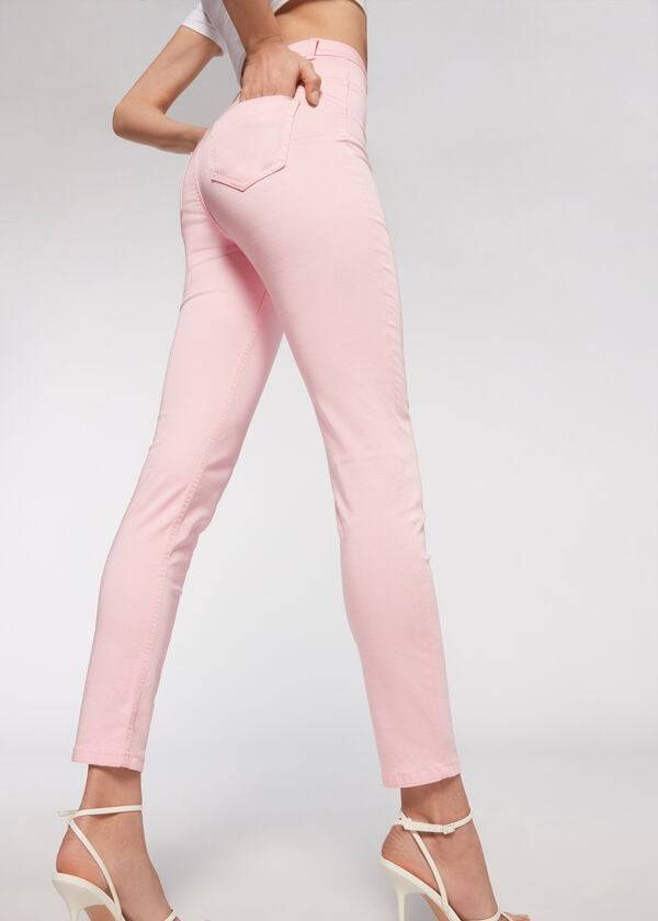 Pink Calzedonia Eco Light Push Up Denim Women's Jeans | USA2579UT