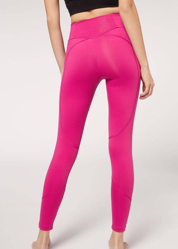 Pink Calzedonia Performance Athletic Women's Leggings | USA2671SO