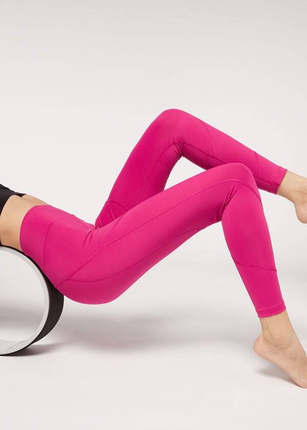 Pink Calzedonia Performance Athletic Women's Leggings | USA2671SO