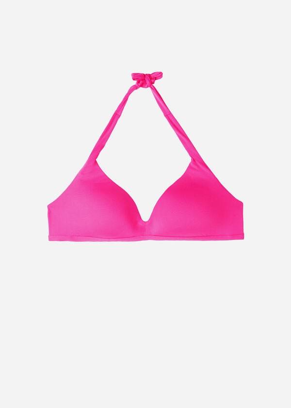 Pink Calzedonia Soft Padded Triangle Indonesia Women's Bikini Tops | USA1966LH