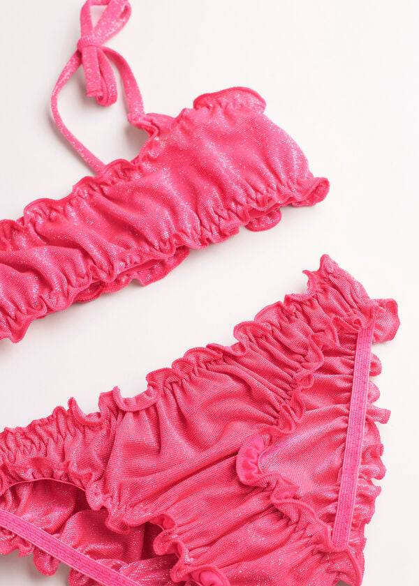 Pink Calzedonia Two Piece Formentera Kids' Swimsuits | USA3057IS