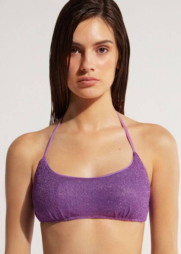 Purple Calzedonia Tank-style Las Vegas Women's Bikini Tops | USA2011SO