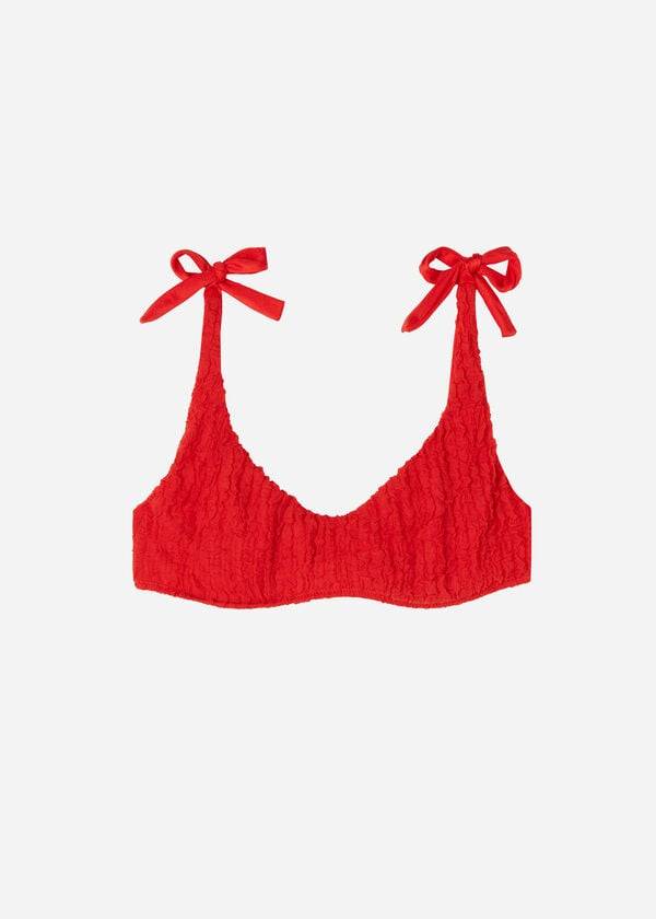 Red Calzedonia Tank-style Marrakech Women's Bikini Tops | USA2014GL