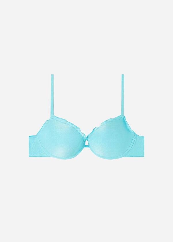 Turquoise Calzedonia Push Up Formentera Women's Bikini Tops | USA1939KI