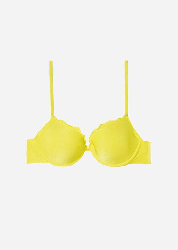 Yellow Calzedonia Push Up Formentera Women's Bikini Tops | USA1942XF