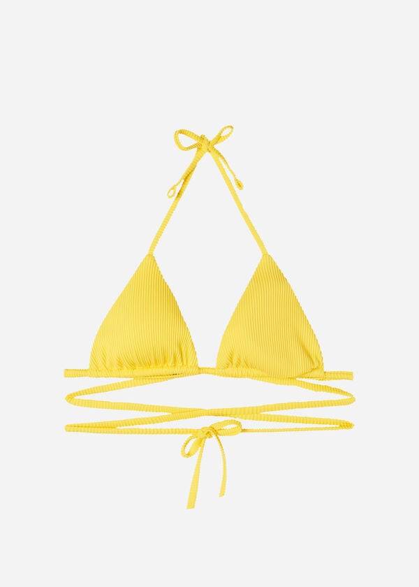 Yellow Calzedonia Triangle Slide String New York Women's Bikini Tops | USA2021CE